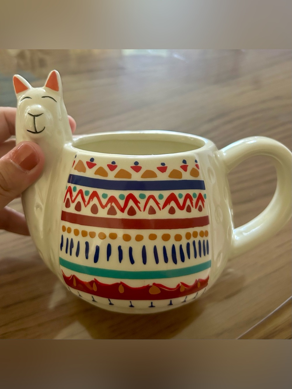 3D Ceramic Llama Mug